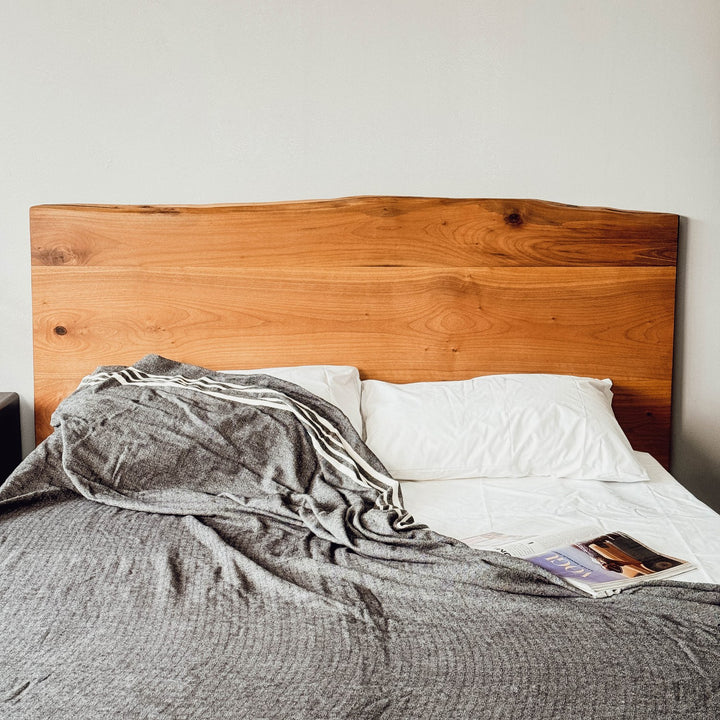 minimalist-walnut-bed-frame-live-edge-headboard-solid-wood-handcrafted-upphomestore