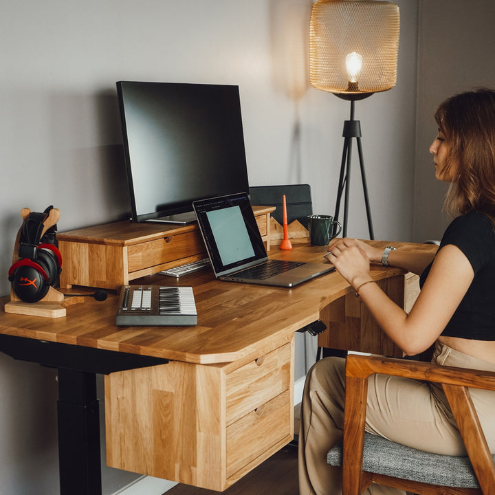 height-adjustable-computer-desk-standing-desk-drawer-monitor-stand-versatile-home-office-desk-upphomestore