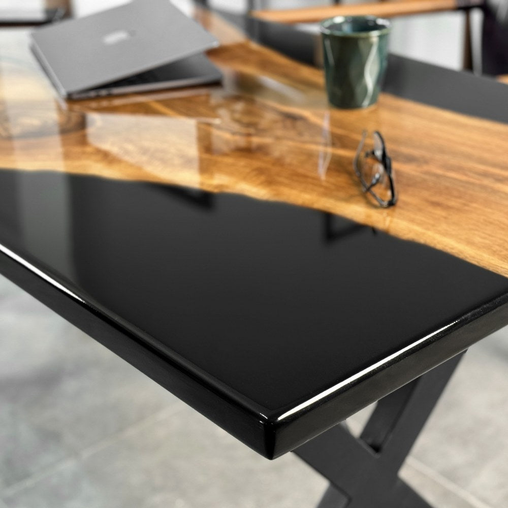 black-epoxy-computer-desk-solid-walnut-wood-office-desk-with-metal-legs-elegant-workstation-upphomestore