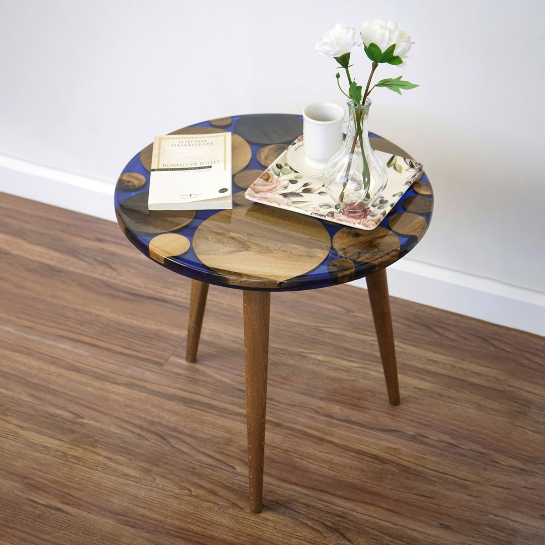 blue-resin-round-coffee-table-bubble-design-epoxy-furniture-unique-artistic-centerpiece-upphomestore