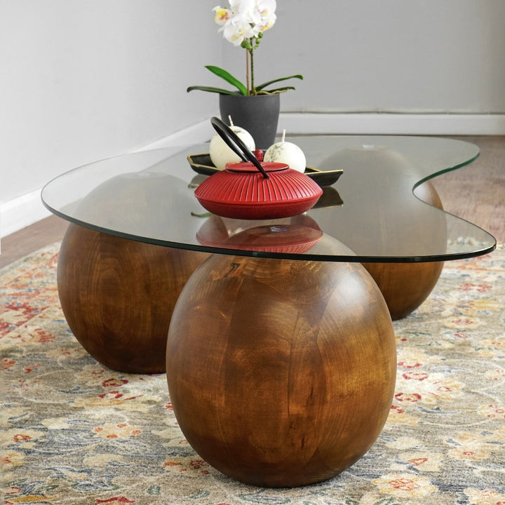 glass-coffee-table-brown-decorative-wooden-balls-modern-center-table-elegant-living-room-piece-upphomestore