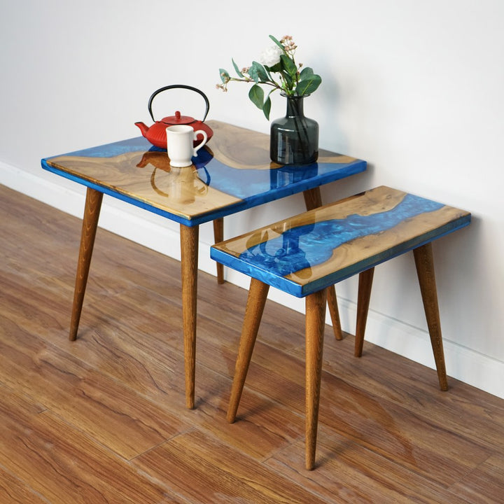 resin-walnut-coffee-table-set-of-2-blue-epoxy-furniture-stunning-room-accent-pieces-upphomestore