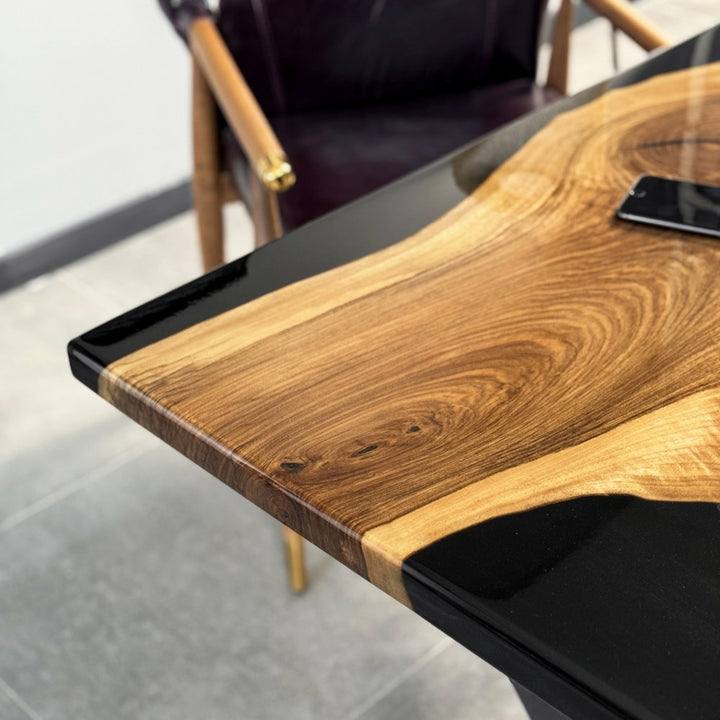 black-epoxy-computer-desk-solid-walnut-wood-office-desk-with-metal-legs-unique-resin-finish-upphomestore