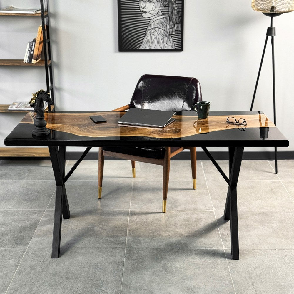 black-epoxy-computer-desk-solid-walnut-wood-office-desk-with-metal-legs-handcrafted-upphomestore