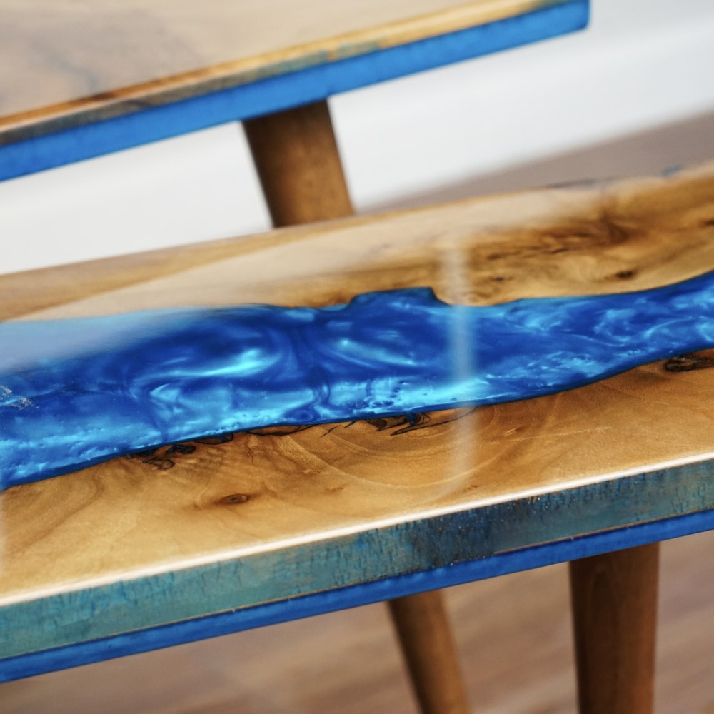 resin-walnut-coffee-table-set-of-2-blue-epoxy-furniture-artistic-resin-table-creation-upphomestore