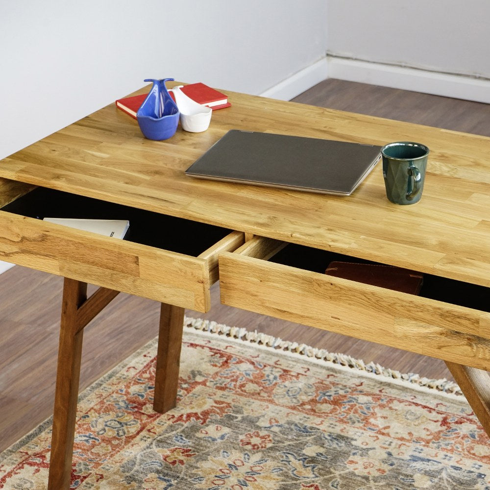 narrow-desk-with-drawers-oak-wood-writing-table-with-wooden-legs-stylish-work-from-home-setup-upphomestore
