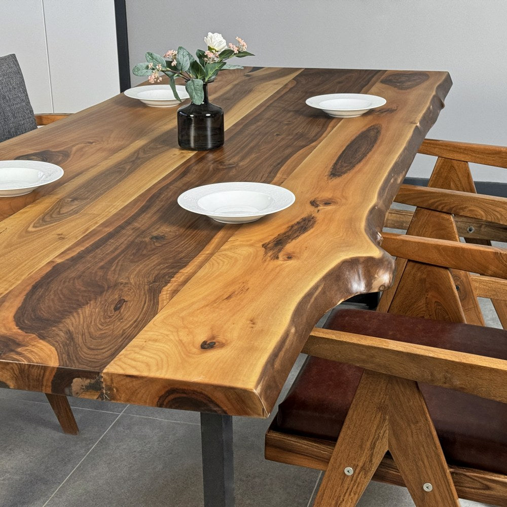 live-edge-dining-table-for-4-to-8-persons-walnut-wood-with-metal-legs-handcrafted-elegance-upphomestore