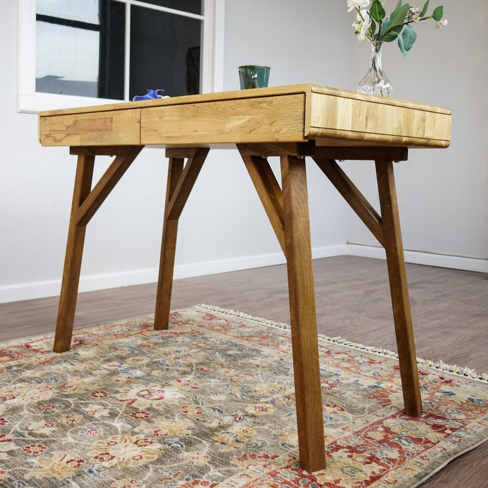 narrow-desk-with-drawers-oak-wood-writing-table-with-wooden-legs-practical-and-attractive-upphomestore