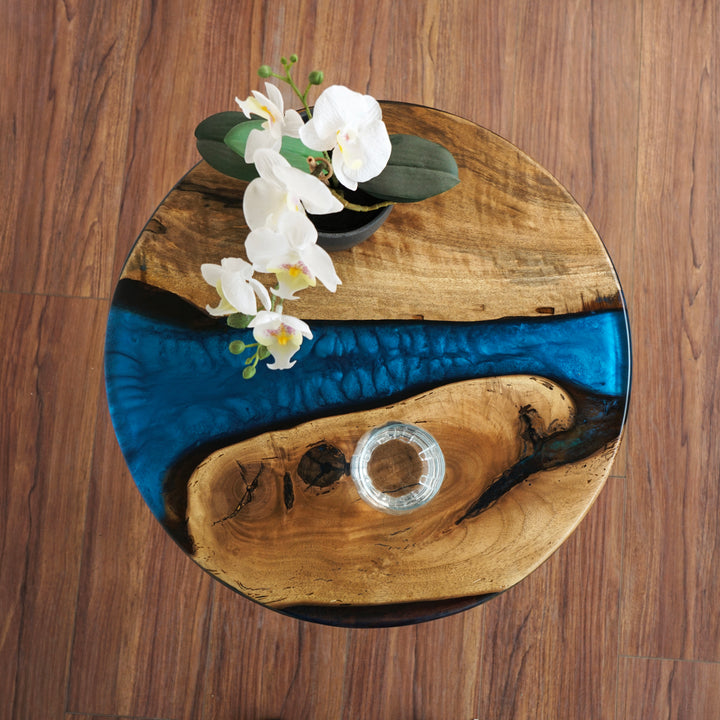 blue-resin-round-coffee-table-live-edge-river-design-epoxy-furniture-blue-color-contemporary-style-upphomestore