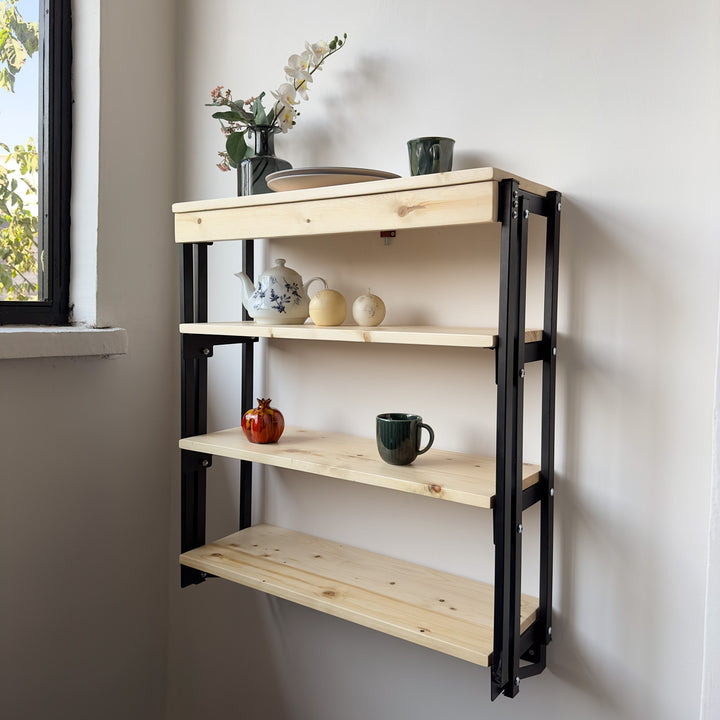 murphy-folding-wooden-table-and-wooden-wall-shelf-transparent-color-versatile-for-small-spaces-upphomestore