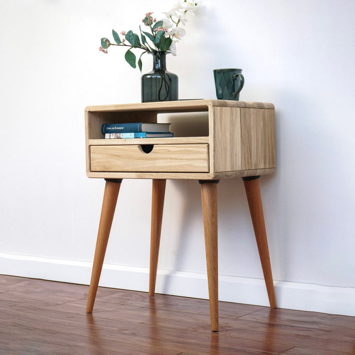 mid-century-nightstand-set-of-2-oak-bedside-table-with-drawer-modern-floating-look-perfect-for-stylish-interiors-upphomestore