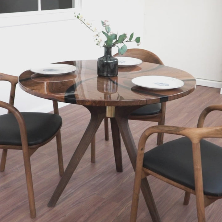 epoxy-pedestal-dining-table-video-modern-wood-farmhouse-kitchen-table-round-wooden-handmade-piece-upphomestore