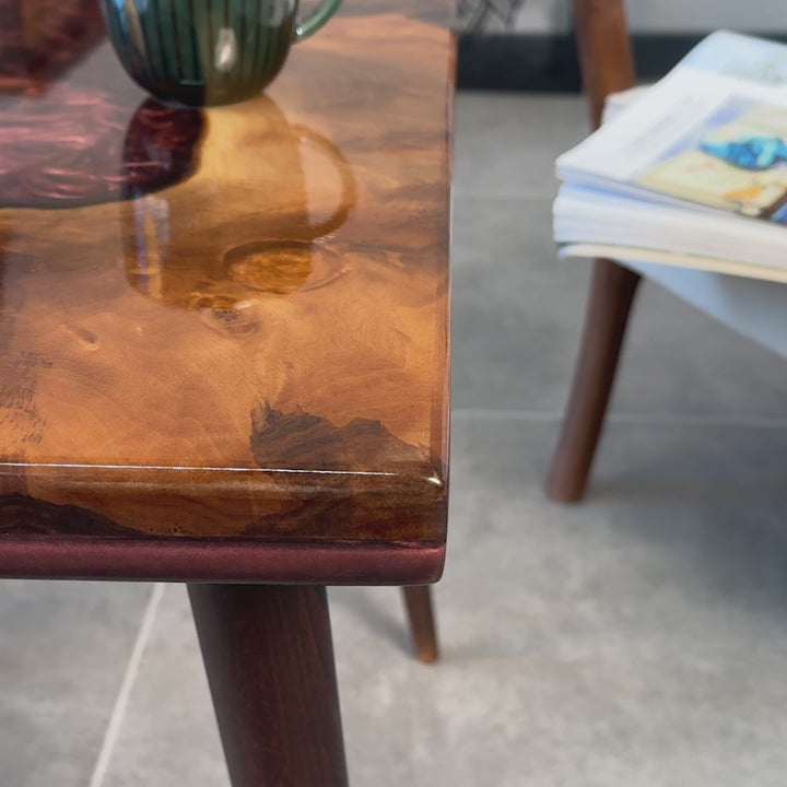 burgundy-epoxy-resin-walnut-coffee-table-video-elegant-modern-home-furniture-upphomestore