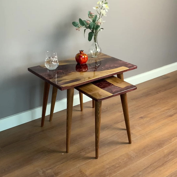 resin-walnut-coffee-table-set-of-2-video-burgundy-epoxy-furniture-stunning-living-room-piece-upphomestore