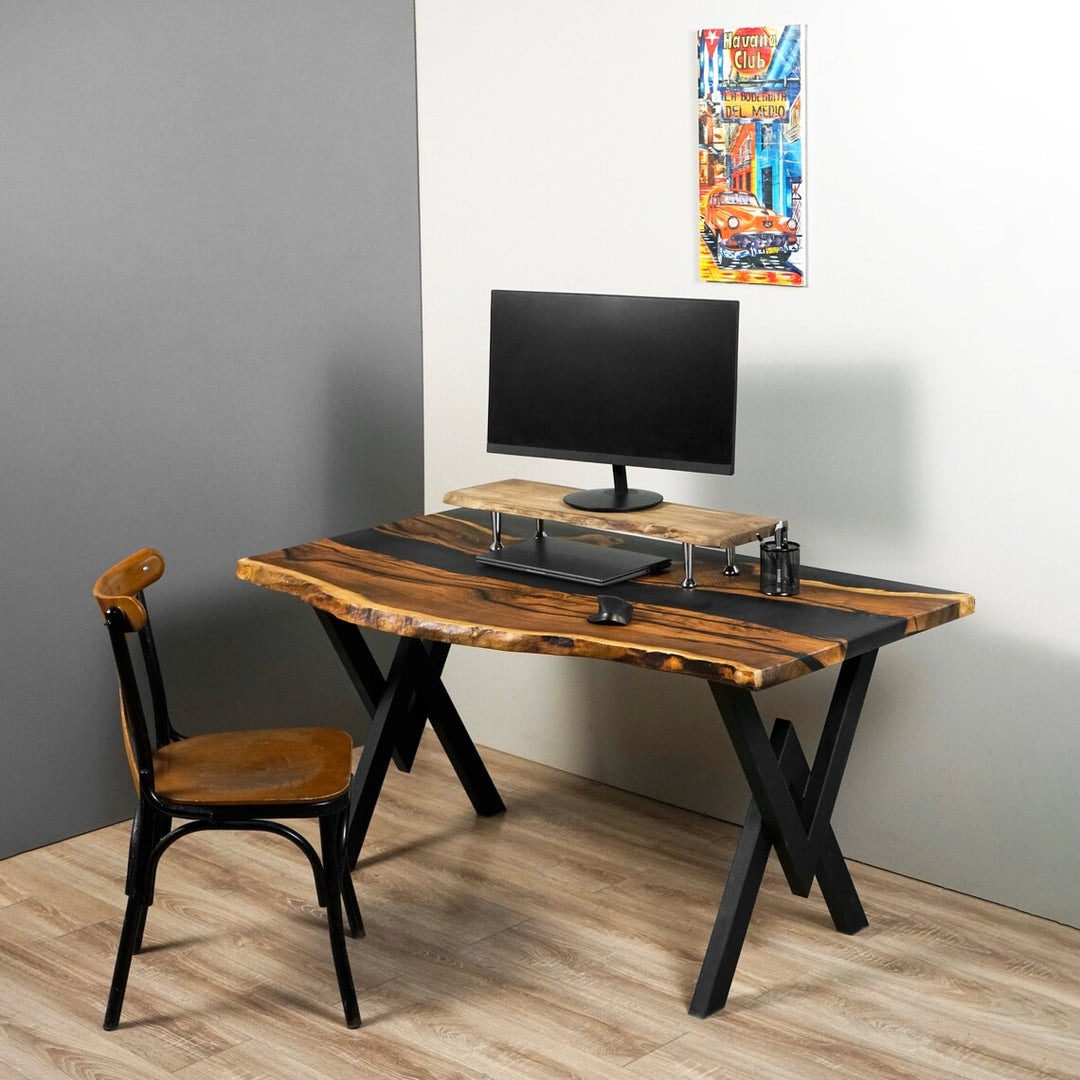 computer-desk-with-stand-work-desk-live-edge-desk-walnut-solid-black-epoxy-and-resin-metal-leg-v18-with-hutch-upphomestore
