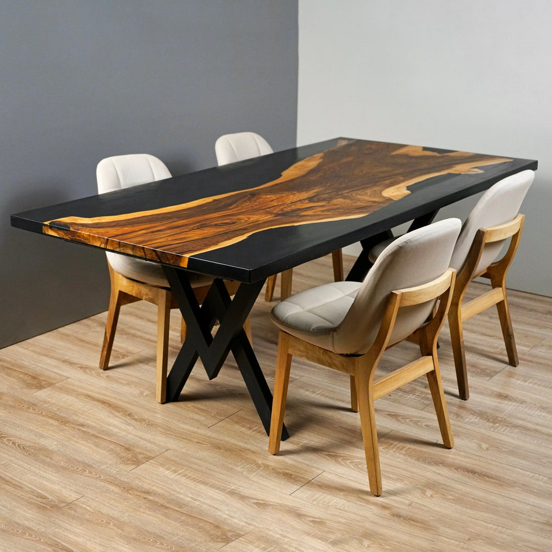 walnut-solid-dining-table-6-and-4-seater-dining-table-sets-farmhouse-table-set-work-and-computer-table-black-epoxy-resin-table-chairs-upphomestore