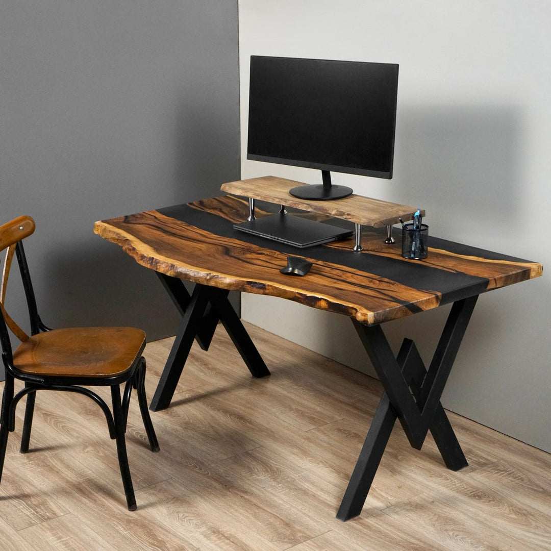 computer-desk-with-stand-work-desk-live-edge-desk-walnut-solid-black-epoxy-and-resin-metal-leg-v18-table-upphomestore