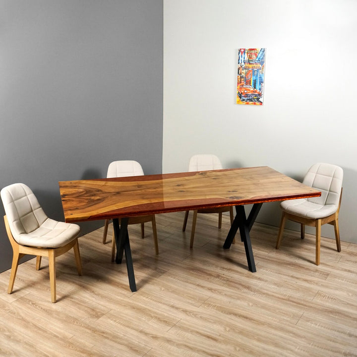 walnut-solid-dining-table-dining-table-sets-farmhouse-table-set-work-and-computer-table-maroon-epoxy-resin-table-metal-leg-spacious-upphomestore