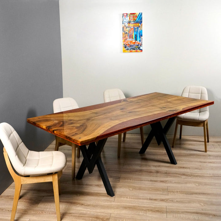 walnut-solid-dining-table-dining-table-sets-farmhouse-table-set-work-and-computer-table-maroon-epoxy-resin-table-metal-leg-elegant-upphomestore