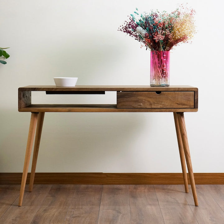 walnut-console-table-mid-century-modern-console-table-shelf-and-drawer-solid-wood-construction-upphomestore