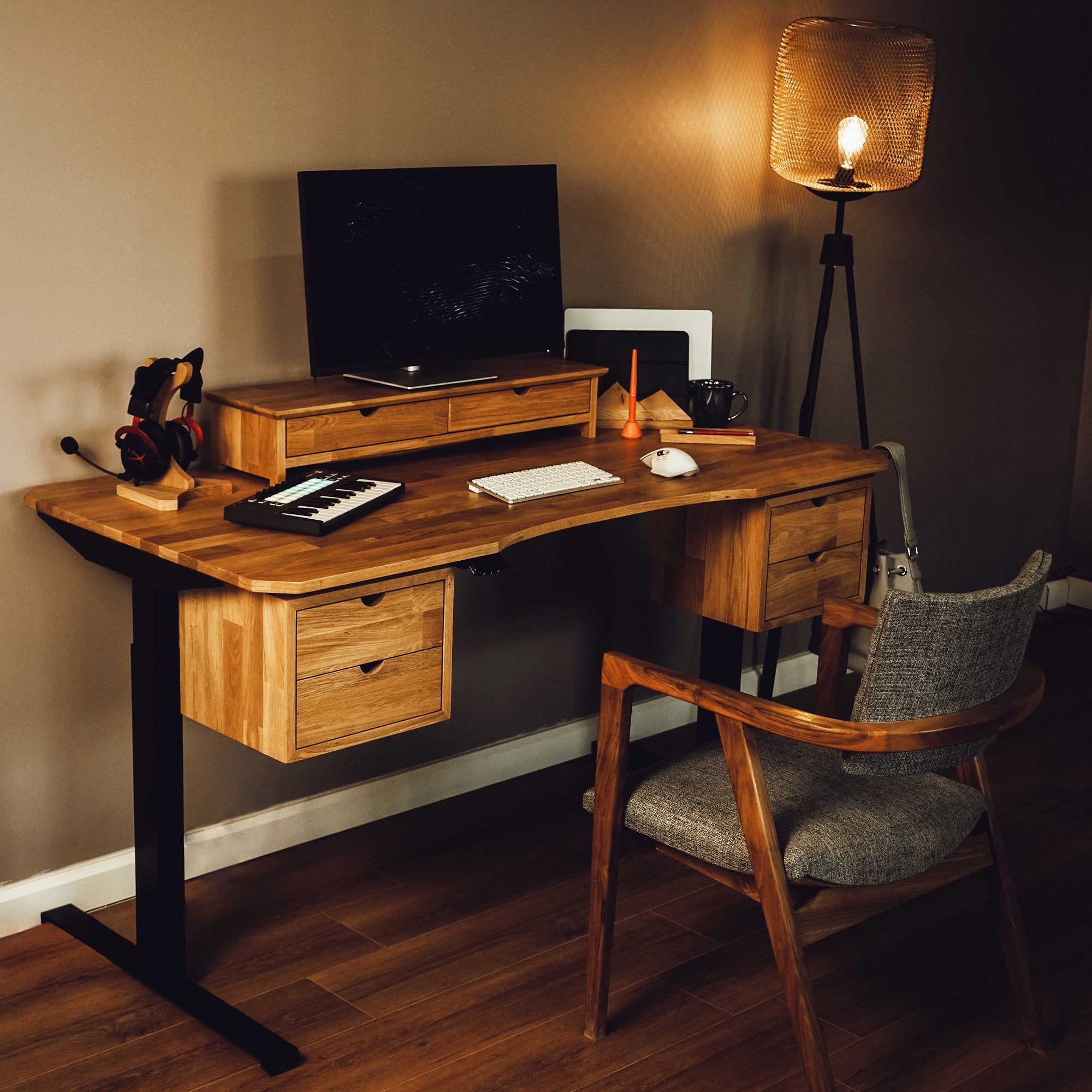Custom Wood Slab Desks
