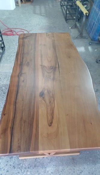 Walnut Live Edge Dining Table, 72 × 34 in, ready-to-ship piece No. 10, photo 2