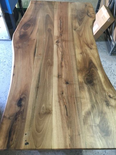 Walnut Live Edge Dining Table, 72 × 34 in, ready-to-ship piece No. 27, photo 2