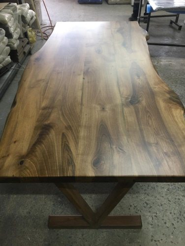 Walnut Live Edge Dining Table, 72 × 34 in, ready-to-ship piece No. 31, photo 2