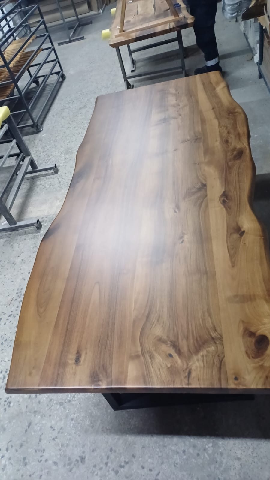 Walnut Live Edge Dining Table, 80 × 36 in, ready-to-ship piece No. 22, photo 2