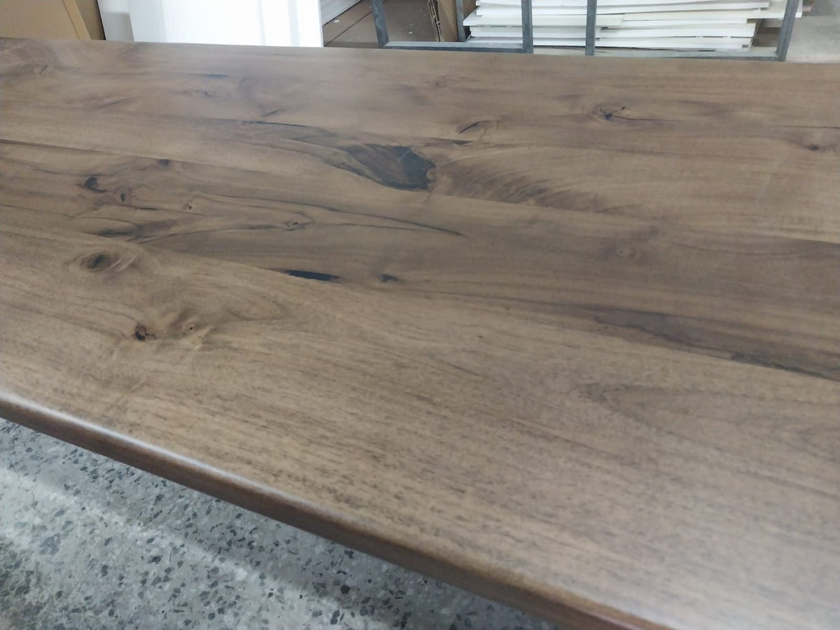 Walnut Farmhouse Dining Table, 80 × 36 in, ready-to-ship piece No. 132, photo 2