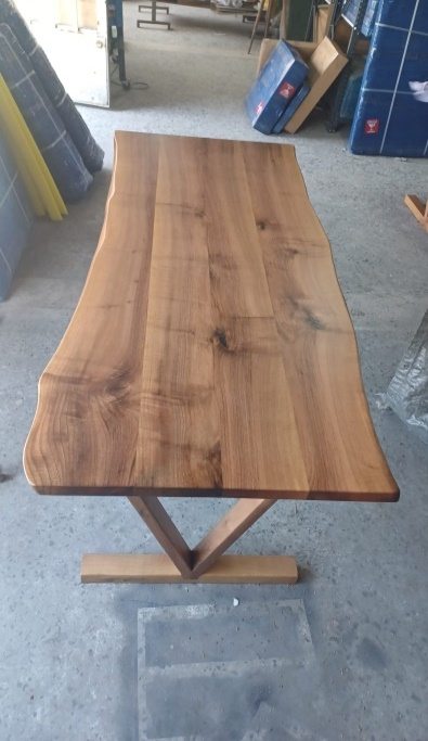 Walnut Live Edge Dining Table, 72 × 30 in, ready-to-ship piece No. 9, photo 2