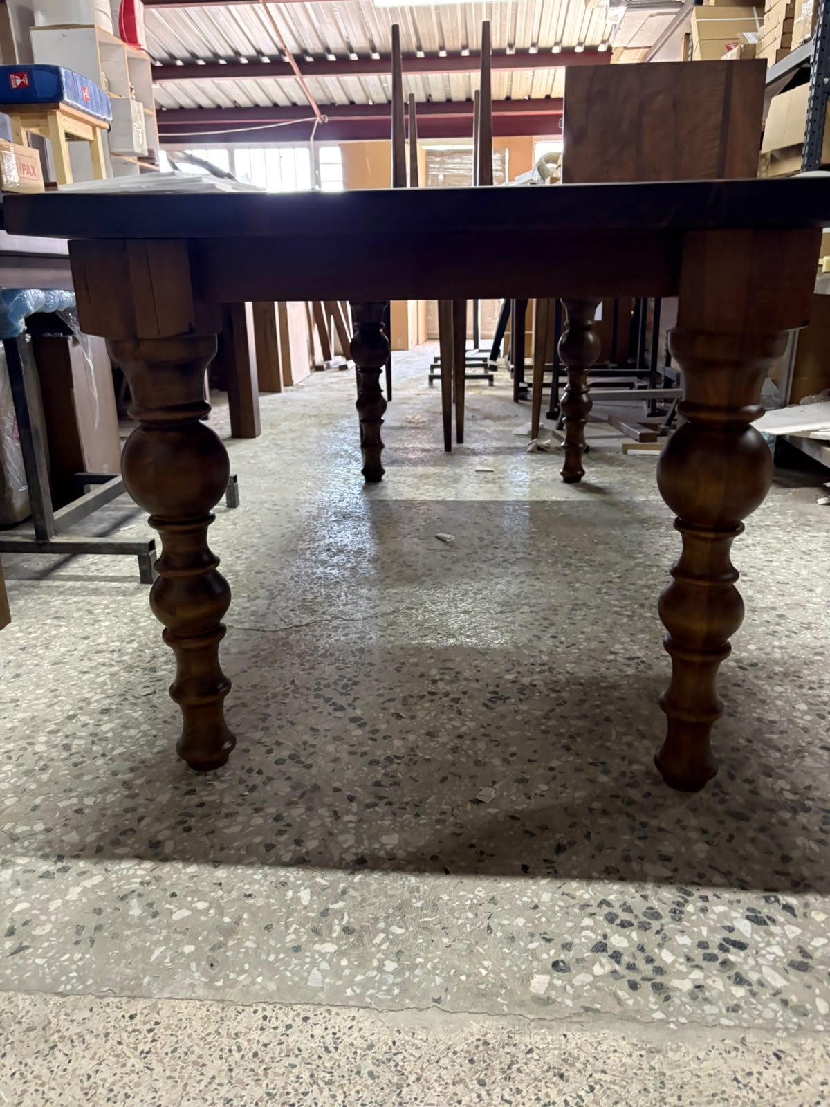 Walnut Farmhouse Dining Table, 87 × 39 in, ready-to-ship piece No. 162, photo 2
