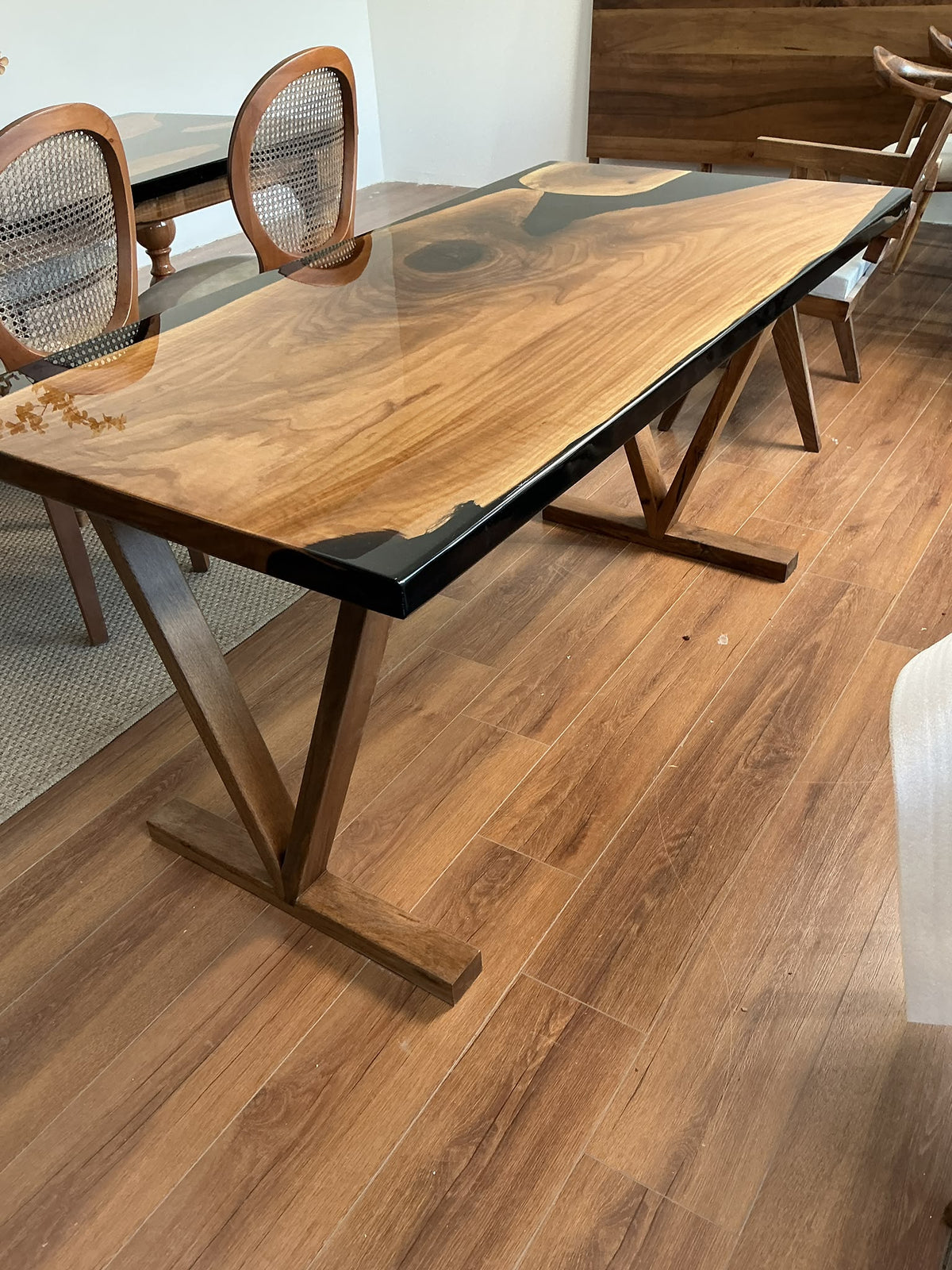 Epoxy Dining Table, 60 × 30 in, ready-to-ship piece No. 178, photo 3