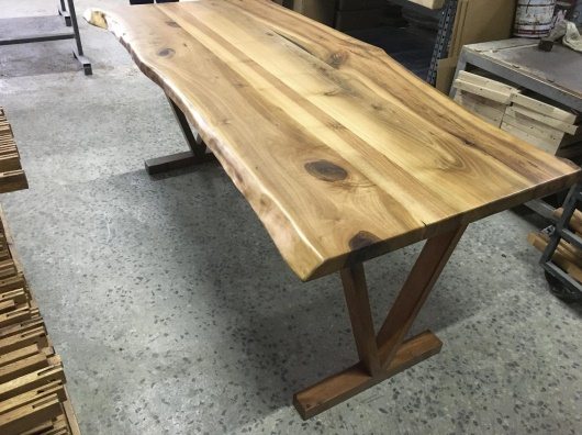 Walnut Live Edge Dining Table, 72 × 34 in, ready-to-ship piece No. 30, photo 3