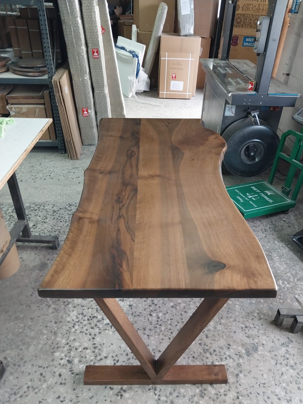 Walnut Live Edge Dining Table, 60 × 30 in, ready-to-ship piece No. 145, photo 3