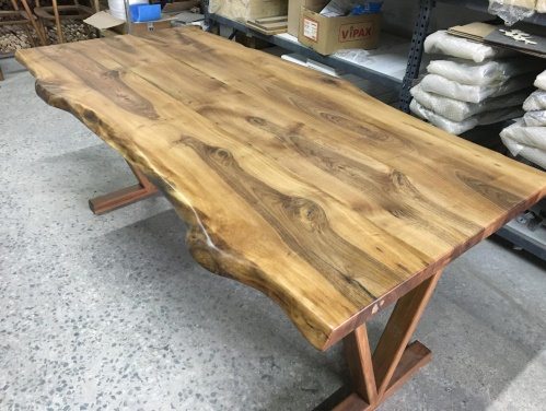 Walnut Live Edge Dining Table, 72 × 34 in, ready-to-ship piece No. 31, photo 3