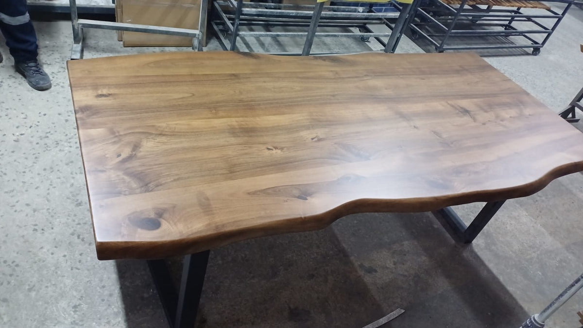 Walnut Live Edge Dining Table, 80 × 36 in, ready-to-ship piece No. 22, photo 4