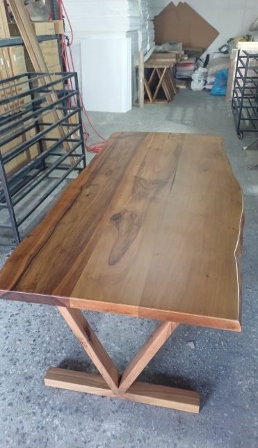Walnut Live Edge Dining Table, 72 × 34 in, ready-to-ship piece No. 10, photo 4