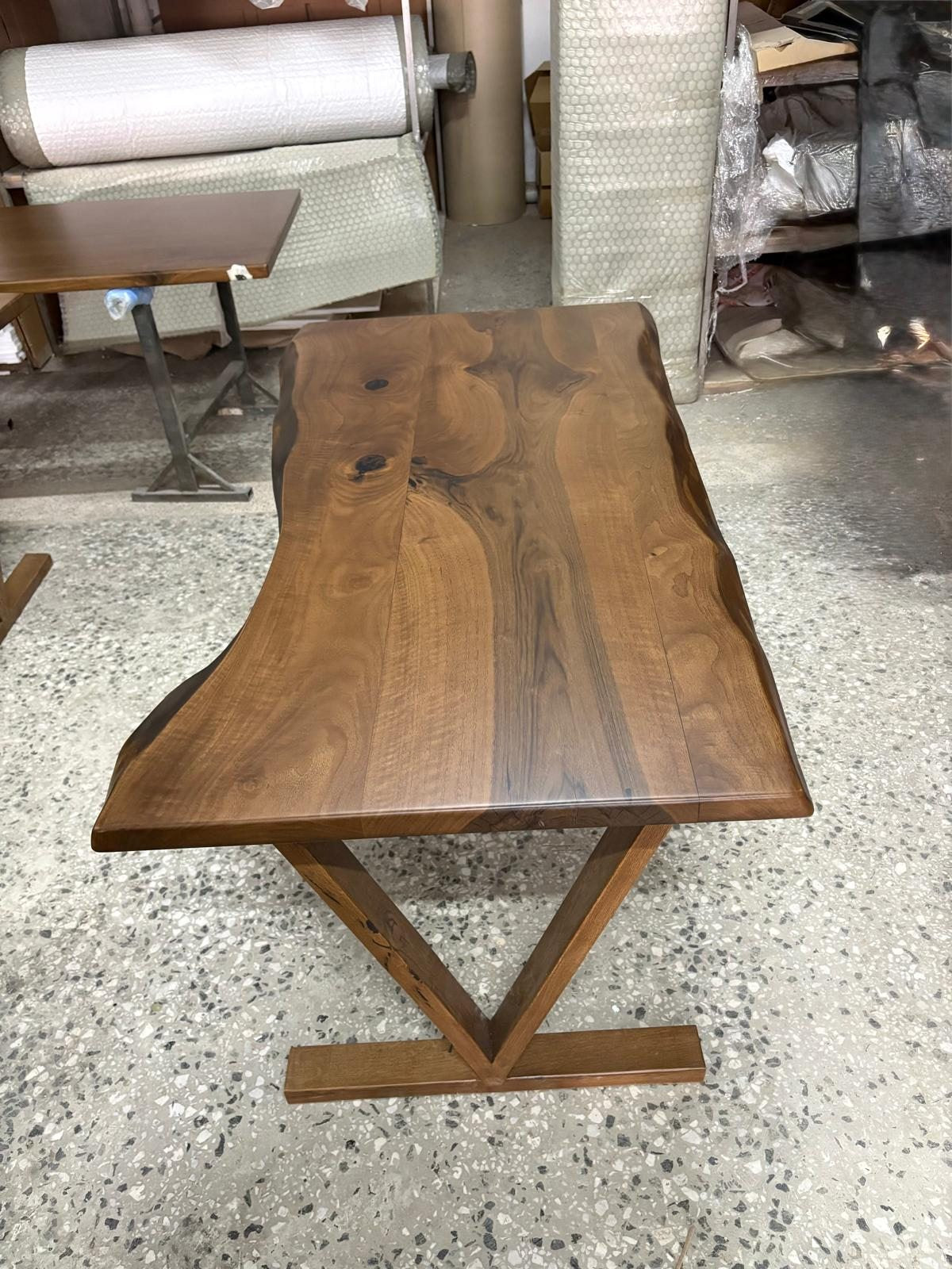 Walnut Live Edge Dining Table, 60 × 30 in, ready-to-ship piece No. 147, photo 4