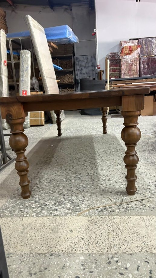Walnut Farmhouse Dining Table, 89 × 36 in, ready-to-ship piece No. 160, photo 4