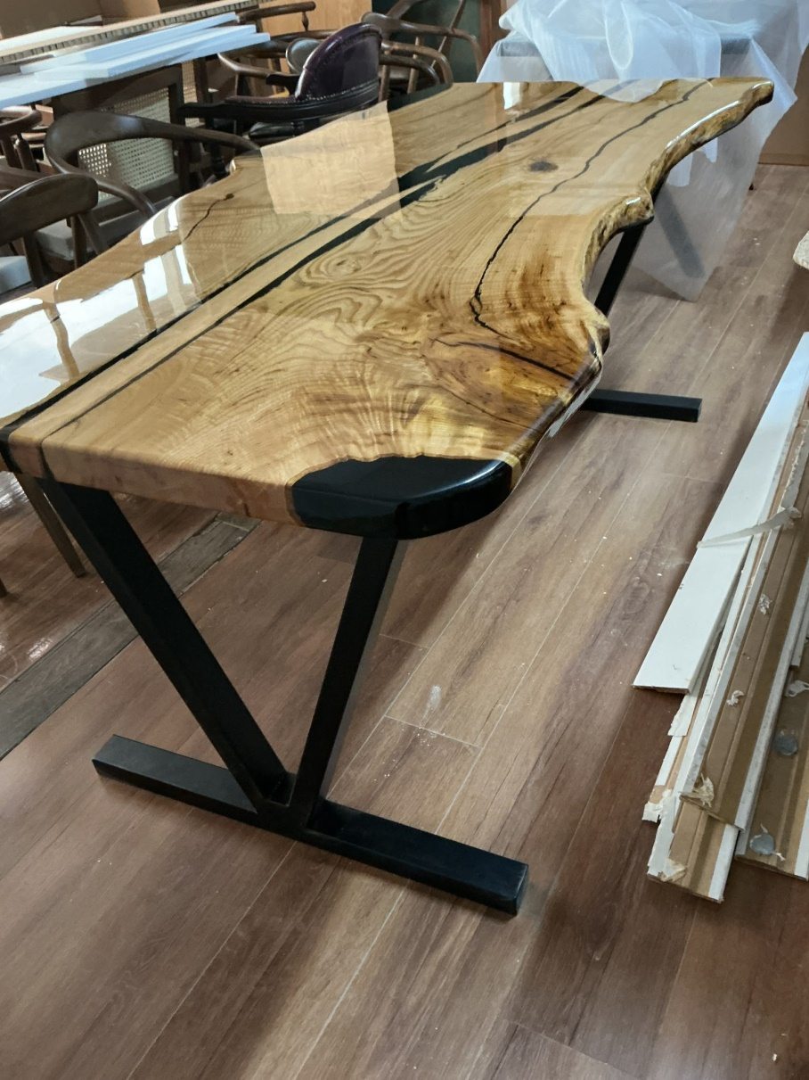 Chestnut Live Edge Dining Table, 72 × 34 in, ready-to-ship piece No. 172, photo 5