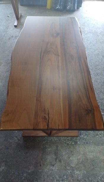 Walnut Live Edge Dining Table, 72 × 34 in, ready-to-ship piece No. 10, photo 5