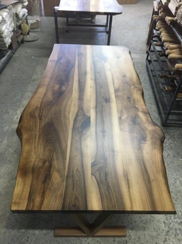 Walnut Live Edge Dining Table, 72 × 34 in, ready-to-ship piece No. 23, photo 5