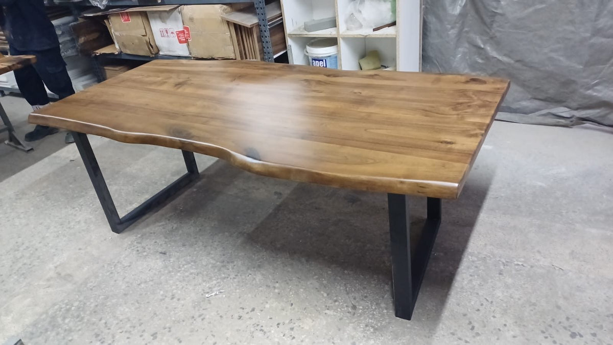 Walnut Live Edge Dining Table, 80 × 36 in, ready-to-ship piece No. 22, photo 5