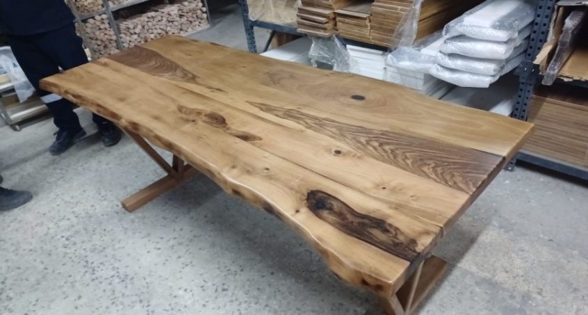 Walnut Live Edge Dining Table, 72 × 30 in, ready-to-ship piece No. 19, photo 5