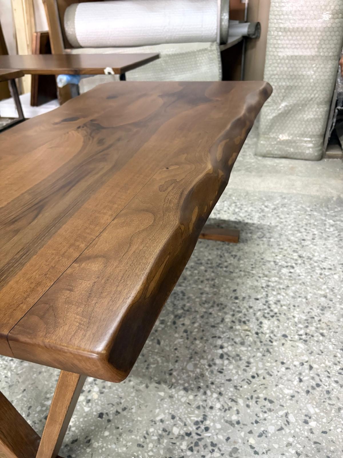 Walnut Live Edge Dining Table, 60 × 30 in, ready-to-ship piece No. 147, photo 5