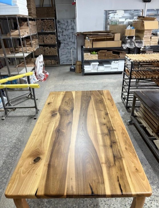 Walnut Dining Table, Cabriole Legs, 73 × 39 in, ready-to-ship piece No. 44, photo 5