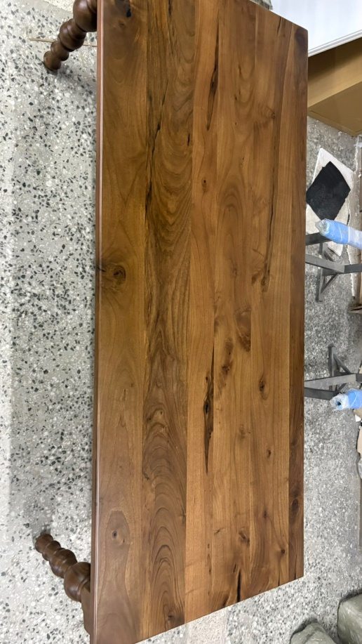 Walnut Farmhouse Dining Table, 89 × 36 in, ready-to-ship piece No. 160, photo 5