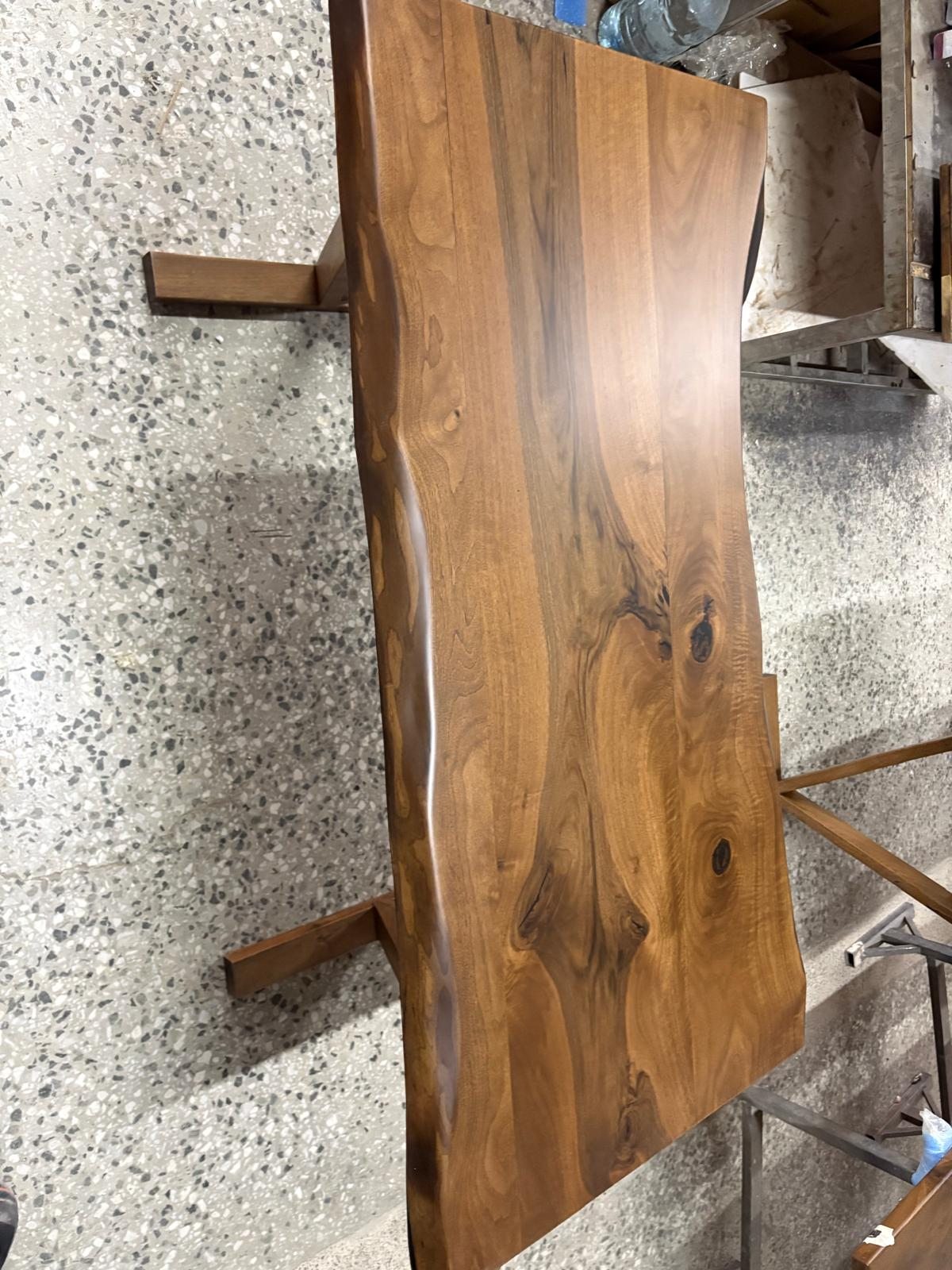Walnut Live Edge Dining Table, 60 × 30 in, ready-to-ship piece No. 147, photo 6