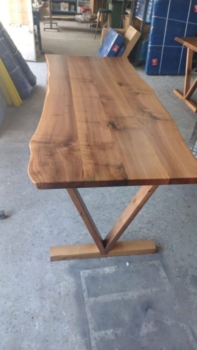 Walnut Live Edge Dining Table, 72 × 30 in, ready-to-ship piece No. 9, photo 6
